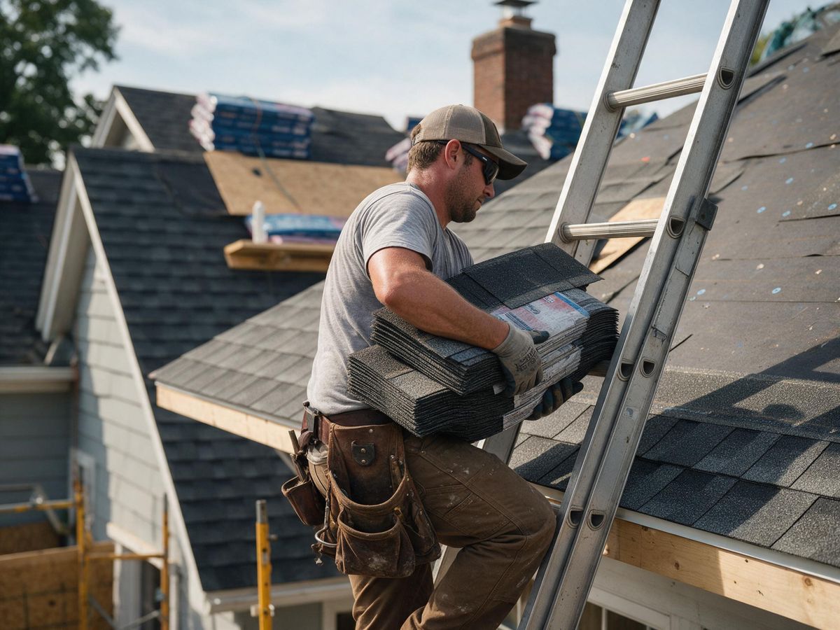 roofing project in Five Points South, Birmingham